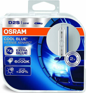 Λάμπα Αυτοκινήτου D2S 35W Xenarc Cool Blue Intence 6.000K – Osram