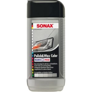 Γυαλιστικό & Κερί με χρώμα ασημί/γκρι NanoPro 250ml – Sonax