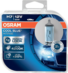 Λάμπα Αυτοκινήτου Osram H7 Cool Blue Intense Halogen 12V 2τμχ