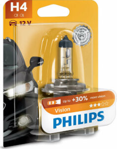 Λάμπες αυτοκινήτου Philips H4 12v 60/55W Vision Blister 1 τμχ