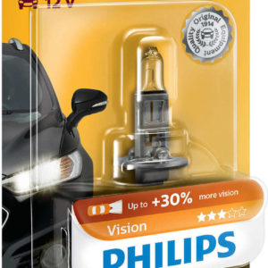 Λάμπες αυτοκινήτου Philips H1 Premium Vision 12V 55W Blister 1τμχ