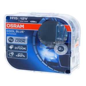 OSRAM COOL BLUE INTENSE H15 Duo Box 2τμχ