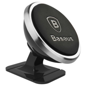 Baseus 360-Degree Universal Magnetic Βάση Αυτοκινήτου (SUGENT-NT0S) Ασημί