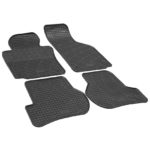 Πατάκια λάστιχο 4τμχ για VW Golf 5 / Golf 6 / Jetta V / Scirocco / Octavia 5 / Leon II