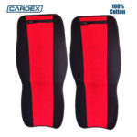 Πλατοκαθίσματα Αυτοκινήτου Πετσετέ Κόκκινο/Μαύρο 2τμχ