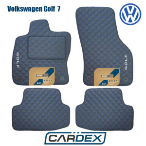 Πατάκια Μαρκέ Δερματίνη για VW Golf 7 από 2012 έως 2020 4τμχ