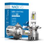 Φώτα Led H4 Naoevo Mini S3 60W 6500K 7200lm 2 Τεμ