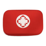 Φαρμακείο Αυτοκινήτου Με Φακό Κόκκινο Πρώτων Βοηθειών 16 Τεμαχιών