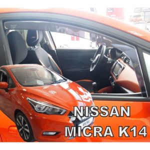 ΑΝΕΜΟΘΡΑΥΣΤΕΣ ΓΙΑ NISSAN MICRA K14 5D 2017+ ΖΕΥΓΑΡΙ ΑΠΟ ΕΥΚΑΜΠΤΟ ΦΙΜΕ ΠΛΑΣΤΙΚΟ HEKO – 2 ΤΕΜ.