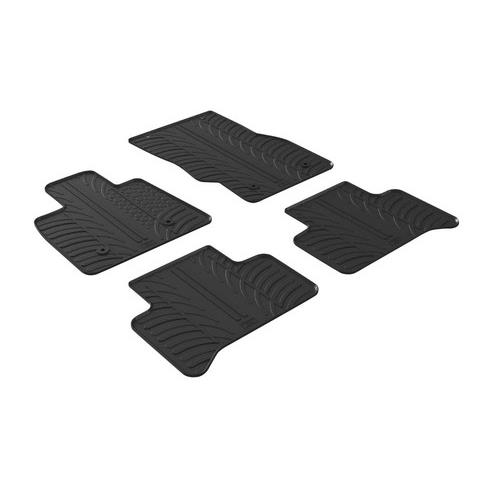 ALFA ROMEO STELVIO 03/2017+ ΜΑΡΚΕ ΠΑΤΑΚΙΑ SUMISURA ΛΑΣΤΙΧΟ ΣΕ ΜΑΥΡΟ ΧΡΩΜΑ ME ΚΟΥΜΠΩΜΑΤΑ LAMPA - 4 ΤΕΜ.