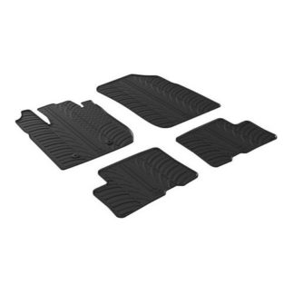 DACIA DUSTER 4X4 02/2018+ ΜΑΡΚΕ ΠΑΤΑΚΙΑ SUMISURA ΛΑΣΤΙΧΟ ΣΕ ΜΑΥΡΟ ΧΡΩΜΑ ME ΚΟΥΜΠΩΜΑΤΑ LAMPA - 4 ΤΕΜ.