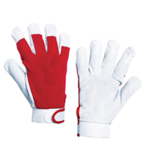 Γάντια Εργασίας Pvc Με Μανσέτα No10 – XL Ασπρο-Κόκκινο 2 Τεμάχια