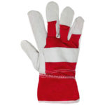 Γάντια Δερματοπάνινα Από Δέρμα Μόσχου 01.00042