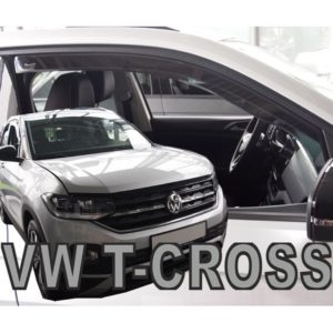 VW T-CROSS 5D 2019+ ΖΕΥΓΑΡΙ ΑΝΕΜΟΘΡΑΥΣΤΕΣ ΑΠΟ ΕΥΚΑΜΠΤΟ ΦΙΜΕ ΠΛΑΣΤΙΚΟ HEKO – 2 ΤΕΜ.