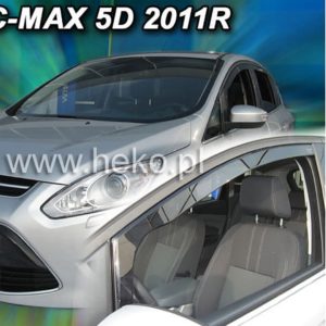 ΑΝΕΜΟΘΡΑΥΣΤΕΣ ΓΙΑ FORD C-MAX 5D 2011-2019 / GRAND C-MAX 5D 2011-2019 ΖΕΥΓΑΡΙ ΑΠΟ ΕΥΚΑΜΠΤΟ ΦΙΜΕ ΠΛΑΣΤΙΚΟ HEKO – 2 ΤΕΜ.