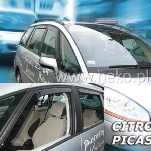 ΑΝΕΜΟΘΡΑΥΣΤΕΣ ΓΙΑ CITROEN C4 PICASSO MK1 5D 2006-2013 ΖΕΥΓΑΡΙ ΑΠΟ ΕΥΚΑΜΠΤΟ ΦΙΜΕ ΠΛΑΣΤΙΚΟ HEKO – 2 ΤΕΜ.