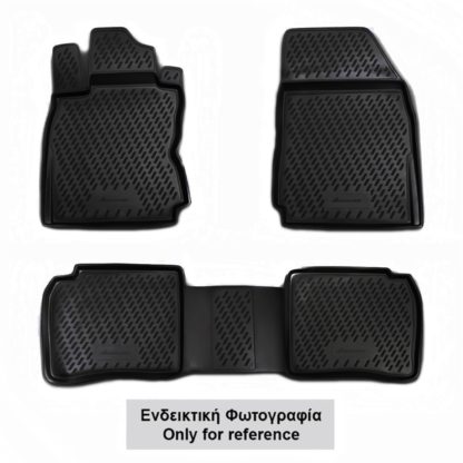 MITSUBISHI L200 4D 2005-2015 ΜΑΡΚΕ ΠΑΤΑΚΙΑ ΣΕ ΣΚΑΦΗ TPE ΛΑΣΤΙΧΟ ΣΕ ΜΑΥΡΟ ΧΡΩΜΑ NOVLINE - 4 ΤΕΜ.