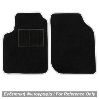 MERCEDES SMART 450 1998-2006 ΠΑΤΑΚΙΑ ΜΑΡΚΕ ΜΟΚΕΤΑ ΜΑΥΡΟ ΜΕ ΛΕΥΚΟ ΡΕΛΙ RACE AXION - 2 ΤΕΜ.