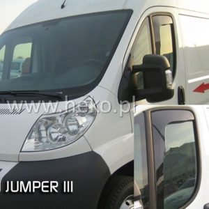 ΑΝΕΜΟΘΡΑΥΣΤΕΣ ΓΙΑ FIAT DUCATO 2006-2020 / CITROEN JUMPER 3 / PEUGEOT BOXER ΖΕΥΓΑΡΙ ΑΠΟ ΕΥΚΑΜΠΤΟ ΦΙΜΕ ΠΛΑΣΤΙΚΟ HEKO – 2 ΤΕΜ.