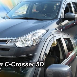 CITROEN C-CROSSER 5D 2007-2012 / PEUGEOT 4007 5D 2008-2012 ΖΕΥΓΑΡΙ ΑΝΕΜΟΘΡΑΥΣΤΕΣ ΑΠΟ ΕΥΚΑΜΠΤΟ ΦΙΜΕ ΠΛΑΣΤΙΚΟ HEKO - 2 ΤΕΜ.