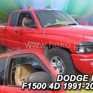 ΑΝΕΜΟΘΡΑΥΣΤΕΣ ΓΙΑ DODGE RAM 1500 4D 1991-2002 ΖΕΥΓΑΡΙ ΑΠΟ ΕΥΚΑΜΠΤΟ ΦΙΜΕ ΠΛΑΣΤΙΚΟ HEKO – 2 ΤΕΜ.