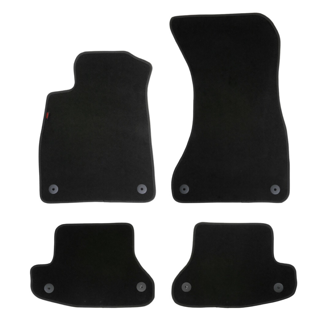 AUDI A5 CABRIO 03/2017+ / AUDI A5 COUPE 09/2016+ ΜΑΡΚΕ ΠΑΤΑΚΙΑ EXECUTIVE ΜΟΚΕΤΑ ΣΕ ΜΑΥΡΟ ΧΡΩΜΑ ME ΚΟΥΜΠΩΜΑΤΑ LAMPA - 4 ΤΕΜ.