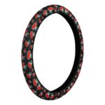 ΚΑΛΥΜΜΑ ΤΙΜΟΝΙΟΥ SKIN-COVER CHERRY-CILIEGE(ΚΕΡΑΣΙΑ) 38/40cm(M) ΜΑΥΡΟ ΕΛΑΣΤΙΚΟ ΠΟΛΥΕΣΤΕΡΙΚΟ 2mm ΠΑΧΟΣ