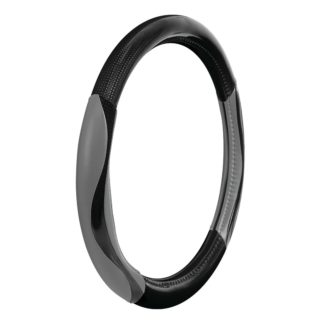 ΚΑΛΥΜΜΑ ΤΙΜΟΝΙΟΥ SILVERSTONE (M) 37/39 cm CARBON /ΜΑΥΡO-ΓΚΡΙ ΔΕΡΜΑΤΙΝΗ ΑΟΣΜΟ ECO-FRIENDLY