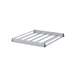 ΣΧΑΡΑ ΟΡΟΦΗΣ KARGO RACK 140x130cm ΣΙΔΕΡΕΝΙΑ ΜΕ ΠΛΑΙΝΑ ΠΡΟΦΙΛ ΑΛΟΥΜΙΝΙΟΥ