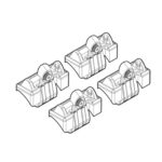 ΑΚΡΑ ΓΙΑ ΜΠΑΡΕΣ NORDRIVE ΓΙΑ AUDI A3 3D 05/03-08/12 KIT