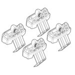 ΑΚΡΑ ΓΙΑ ΜΠΑΡΕΣ NORDRIVE ΓΙΑ VW GOLF 7 5D 11/12+ KIT