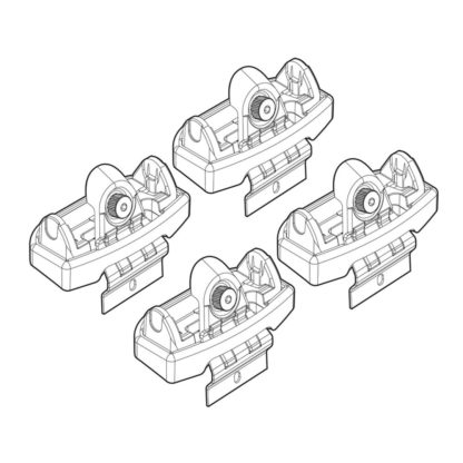 NISSAN QASHQAI 03/07+ KIT ΑΚΡΑ (ΠΟΔΙΑ) ΓΙΑ ΜΠΑΡΕΣ NORDRIVE