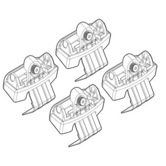 CITROEN C4 PICASSO 6/13+ KIT ΑΚΡΑ (ΠΟΔΙΑ) ΓΙΑ ΜΠΑΡΕΣ NORDRIVE