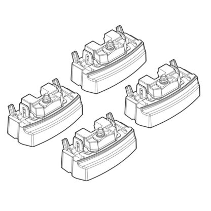 MERCEDES CLA C117 03/15+ KIT ΑΚΡΑ (ΠΟΔΙΑ) ΓΙΑ ΜΠΑΡΕΣ NORDRIVE