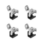 CLAMP KIT ΑΚΡΑ (ΠΟΔΙΑ) ΓΙΑ ΜΠΑΡΕΣ SNAP STEEL/SNAP STEEL ALU NORDRIVE - 4 TEM