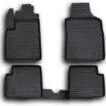 ΠΑΤΑΚΙΑ ΣΕ ΣΚΑΦΗ TPE ΛΑΣΤΙΧΟ ΓΙΑ FIAT 500 2007-2015  ΣΕ ΜΑΥΡΟ ΧΡΩΜΑ NOVLINE - 4 ΤΕΜ.