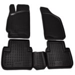 ΜΑΡΚΕ ΠΑΤΑΚΙΑ ΣΕ ΣΚΑΦΗ TPE ΛΑΣΤΙΧΟ ΓΙΑ CHEVROLET LANOS 1997-2003  ΣΕ ΜΑΥΡΟ ΧΡΩΜΑ NOVLINE - 4 ΤΕΜ.