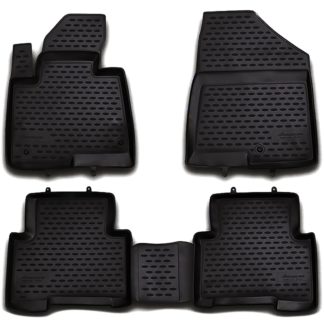 HYUNDAI SANTA FE 5D 2012+ ΠΑΤ.ΜΑΡΚ.ΛΑΣΤΙΧΟ ΣΚΑΦΑΚΙΑ (ΜΑΥΡΟ) - 4ΤΕΜ.