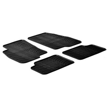 FIAT GRANDE PUNTO 3D / 5D 09/2005-04/2012 ΜΑΡΚΕ ΠΑΤΑΚΙΑ SUMISURA ΛΑΣΤΙΧΟ ΣΕ ΜΑΥΡΟ ΧΡΩΜΑ ΧΩΡΙΣ ΚΟΥΜΠΩΜΑΤΑ LAMPA - 4 ΤΕΜ.