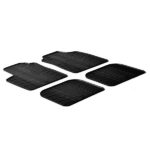 ΠΑΤΑΚΙΑ ΣΕ ΣΚΑΦΗ ΛΑΣΤΙΧΟ ΓΙΑ FIAT PANDA 09/2003-01/2012 / FIAT PANDA CLASSIC 02/2012-12/2012 SUMISURA ΣΕ ΜΑΥΡΟ ΧΡΩΜΑ ΧΩΡΙΣ ΚΟΥΜΠΩΜΑΤΑ LAMPA - 4 ΤΕΜ.