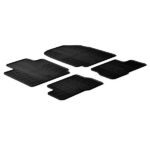 ΠΑΤΑΚΙΑ ΣΕ ΣΚΑΦΗ ΛΑΣΤΙΧΟ ΓΙΑ NISSAN MICRA 01/2003-2010 SUMISURA ΣΕ ΜΑΥΡΟ ΧΡΩΜΑ ΧΩΡΙΣ ΚΟΥΜΠΩΜΑΤΑ LAMPA - 4 ΤΕΜ.