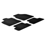 ΜΑΡΚΕ ΠΑΤΑΚΙΑ ΣΕ ΣΚΑΦΗ ΛΑΣΤΙΧΟ ΓΙΑ NISSAN QASHQAI 02/2007+ / QASHQAI +2 2008-2014 SUMISURA ΣΕ ΜΑΥΡΟ ΧΡΩΜΑ ME ΚΟΥΜΠΩΜΑΤΑ LAMPA - 4 ΤΕΜ.