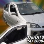 ΑΝΕΜΟΘΡΑΥΣΤΕΣ ΓΙΑ DAIHATSU YRV 5D 2000-2005 ΖΕΥΓΑΡΙ ΑΠΟ ΕΥΚΑΜΠΤΟ ΦΙΜΕ ΠΛΑΣΤΙΚΟ HEKO - 2 ΤΕΜ.