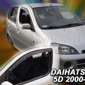 ΑΝΕΜΟΘΡΑΥΣΤΕΣ ΓΙΑ DAIHATSU YRV 5D 2000-2005 ΖΕΥΓΑΡΙ ΑΠΟ ΕΥΚΑΜΠΤΟ ΦΙΜΕ ΠΛΑΣΤΙΚΟ HEKO – 2 ΤΕΜ.