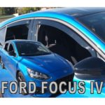 ΑΝΕΜΟΘΡΑΥΣΤΕΣ ΓΙΑ FORD FOCUS MK4 5D HB 2018+ ΣΕΤ ΑΥΤΟΚΙΝΗΤΟΥ ΑΠΟ ΕΥΚΑΜΠΤΟ ΦΙΜΕ ΠΛΑΣΤΙΚΟ HEKO - 4 ΤΕΜ.