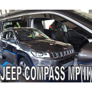 ΑΝΕΜΟΘΡΑΥΣΤΕΣ ΓΙΑ JEEP COMPASS MP 5D 2017+ ΣΕΤ ΑΥΤΟΚΙΝΗΤΟΥ ΑΠΟ ΕΥΚΑΜΠΤΟ ΦΙΜΕ ΠΛΑΣΤΙΚΟ HEKO – 4 ΤΕΜ.