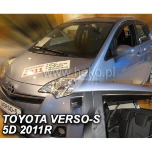 ΑΝΕΜΟΘΡΑΥΣΤΕΣ ΓΙΑ TOYOTA VERSO S 5D 2011+ ΣΕΤ ΑΥΤΟΚΙΝΗΤΟΥ ΑΠΟ ΕΥΚΑΜΠΤΟ ΦΙΜΕ ΠΛΑΣΤΙΚΟ HEKO – 4 ΤΕΜ.