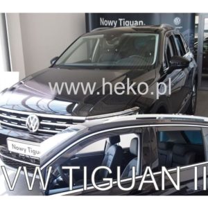 VW TIGUAN II 5D 2015+ ΣΕΤ ΑΝΕΜΟΘΡΑΥΣΤΕΣ ΑΥΤΟΚΙΝΗΤΟΥ ΑΠΟ ΕΥΚΑΜΠΤΟ ΦΙΜΕ ΠΛΑΣΤΙΚΟ HEKO – 4 ΤΕΜ.