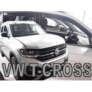 ΑΝΕΜΟΘΡΑΥΣΤΕΣ ΓΙΑ VW T-CROSS 5D 2019+ ΣΕΤ ΑΥΤΟΚΙΝΗΤΟΥ ΑΠΟ ΕΥΚΑΜΠΤΟ ΦΙΜΕ ΠΛΑΣΤΙΚΟ HEKO – 4 ΤΕΜ.