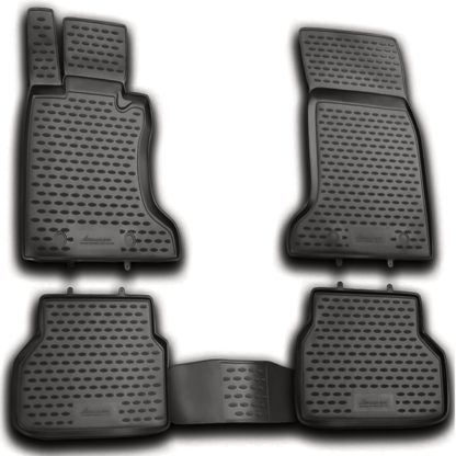 BMW ΣΕΙΡΑ 5 E60 2002-2009 ΠΑΤ.ΜΑΡΚ.ΛΑΣΤΙΧΟ ΣΚΑΦΑΚΙΑ (ΑΝΘΡΑΚΙ/ΣΚΟΥΡΟ ΓΚΡΙ) - 4 ΤΕΜ.